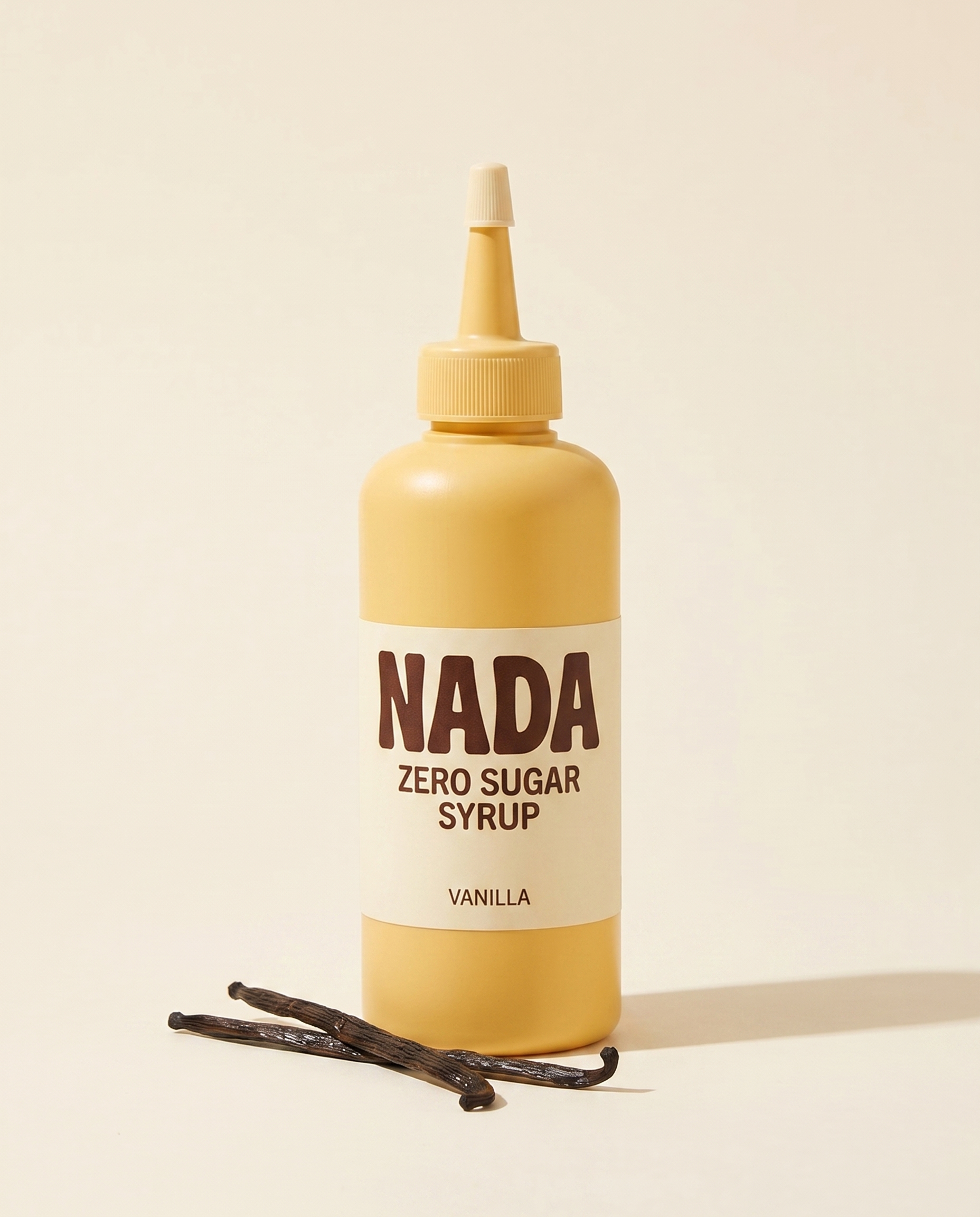 Nada Vanilla zero sugar syrup squeeze bottle